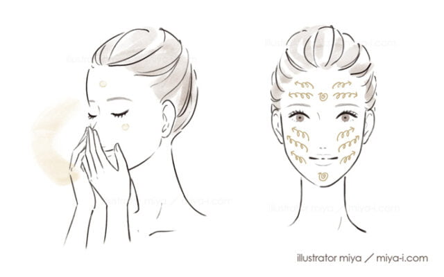 イラストレーターmiya／女性イラスト・おしゃれ・可愛い・美容・線画