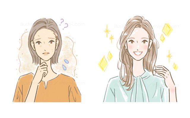 イラストレーターmiya／女性イラスト・おしゃれ・可愛い・美容