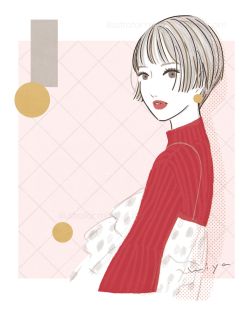 イラストレーターmiya／女性・イラスト・おしゃれ・可愛い・美容