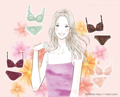 イラストレーターmiya／可愛い女性イラスト・おしゃれ・広告・ファッション
