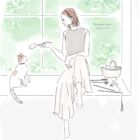 イラストレーターmiya/女性イラスト・おしゃれ・可愛い・猫・ライフスタイル