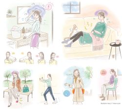 イラストレーターmiya/女性向けイラスト・おしゃれ・可愛い・ライフスタイル