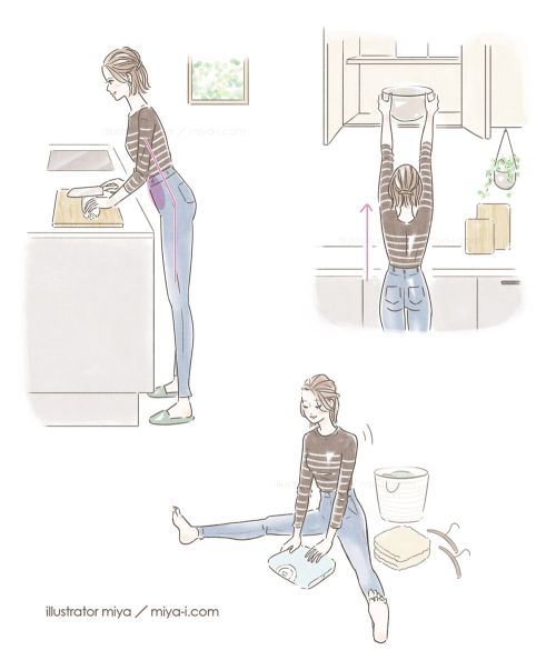 イラストレーターmiya／女性イラスト・おしゃれ・可愛い・ライフスタイル
