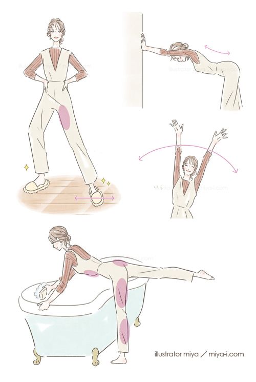 イラストレーターmiya／女性イラスト・おしゃれ・可愛い・ライフスタイル