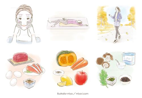 イラストレーターmiya/女性イラスト・おしゃれ・可愛い・美容