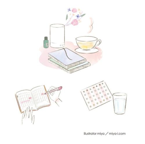 イラストレーターmiya/女性イラスト・おしゃれ・可愛い・生活
