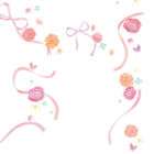イラストレーターmiya／花やリボンの飾りイラスト・おしゃれ・可愛い・美容