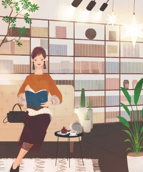 イラストレーターmiya／女性イラスト・おしゃれ・可愛い・ファッション・表紙・広告イラスト