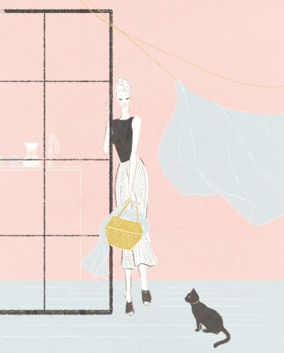 イラストレーターmiya／女性イラスト・おしゃれ・ファッション・インテリア・猫
