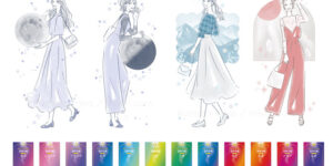 女性イラスト・可愛い・おしゃれ・占い・女性向け・イラスト・イラストレーター