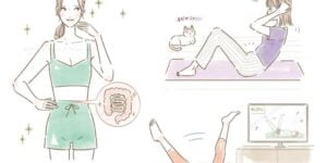 おしゃれで可愛いストレッチイラスト_miya