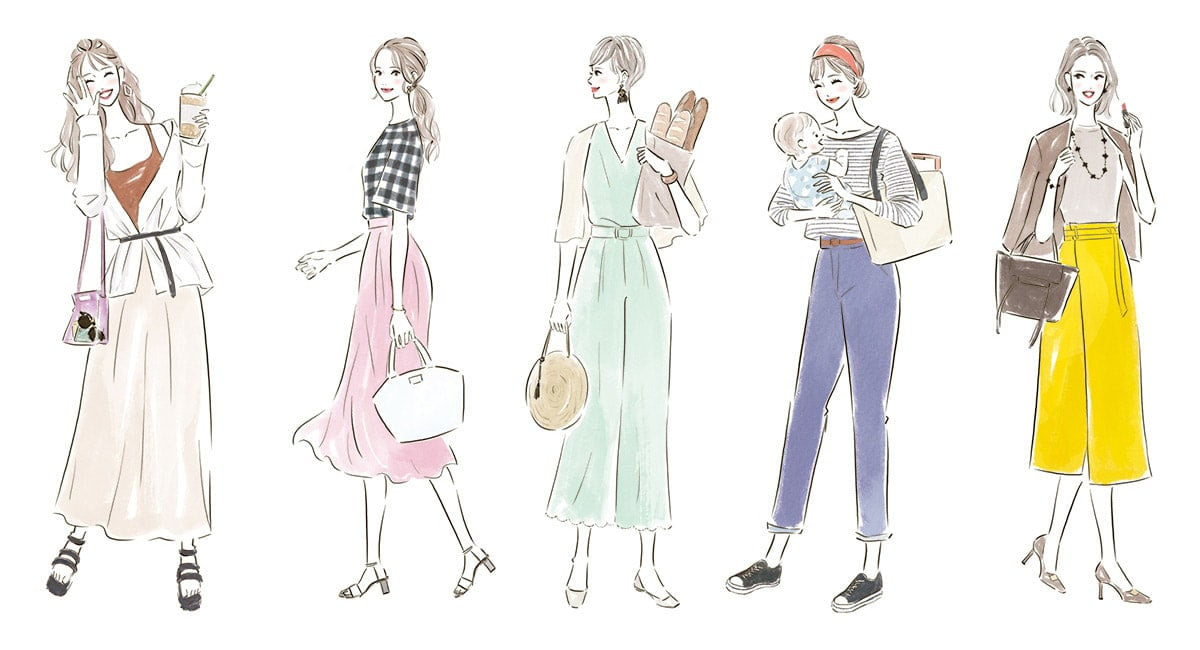 イラストレーターmiya／女性向けイラスト・可愛い・おしゃれ・ファッション・美容